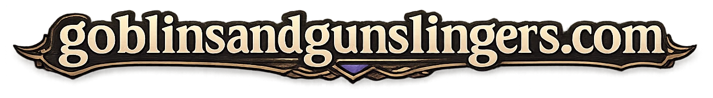 Goblins and Gunslingers wordmark logo