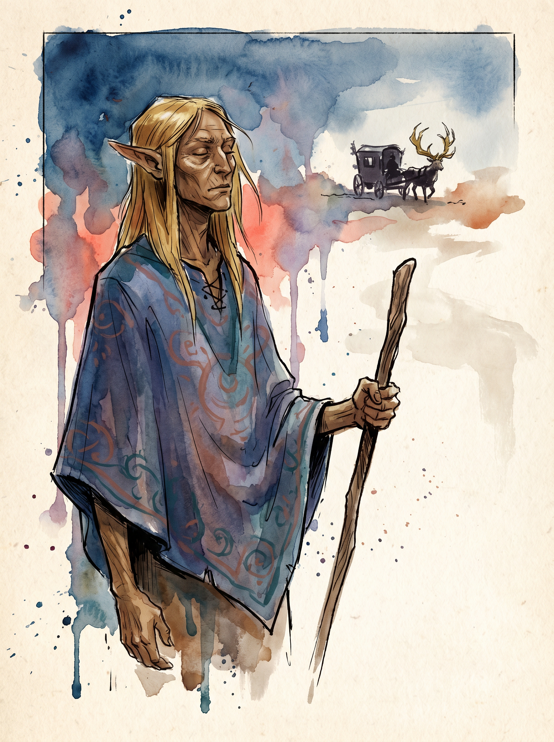 Finished Straw Elf faction artwork